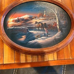 Terry Redlin "Almost Home" Personal Linen Design Cert of Orig Framed Painting